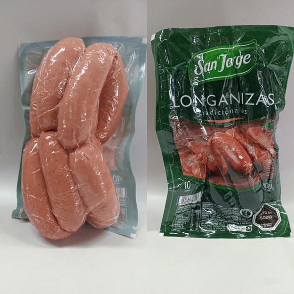 Longaniza San Jorge De 800 Gr (Trozo Granel)