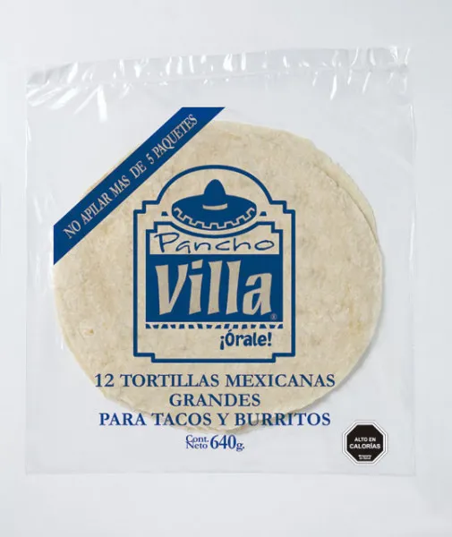 [1229] Tortilla Pancho Villa 12 X 640G