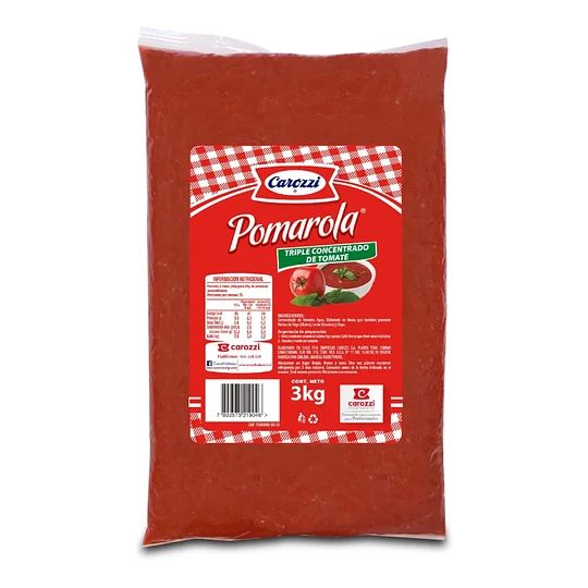 [1412] Triple Concentrado Pomarola 3 Kg