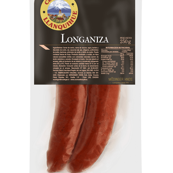 [1673] Longanizas Llanquihue 250 Gr