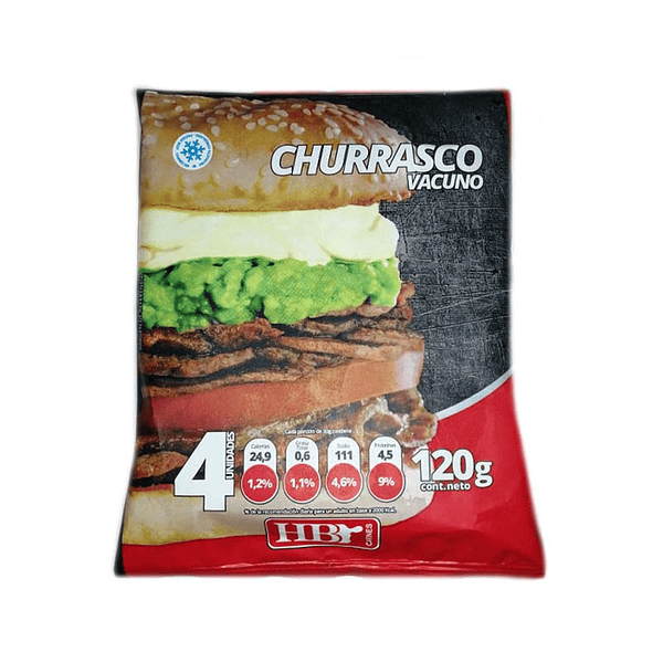 [148] Churrasco F/ Pack Hb 25 X 120 Gr