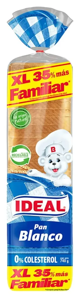 Pan Molde Blanco Xl Ideal 752 G