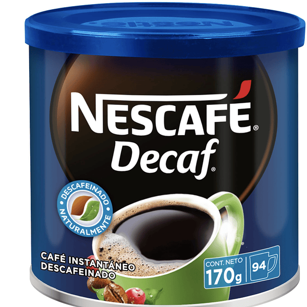 Nescafé Decaf 170 Gr Tarro 