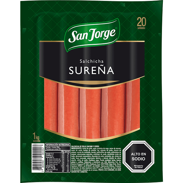Vienesa Sureña San Jorge 1 Kg
