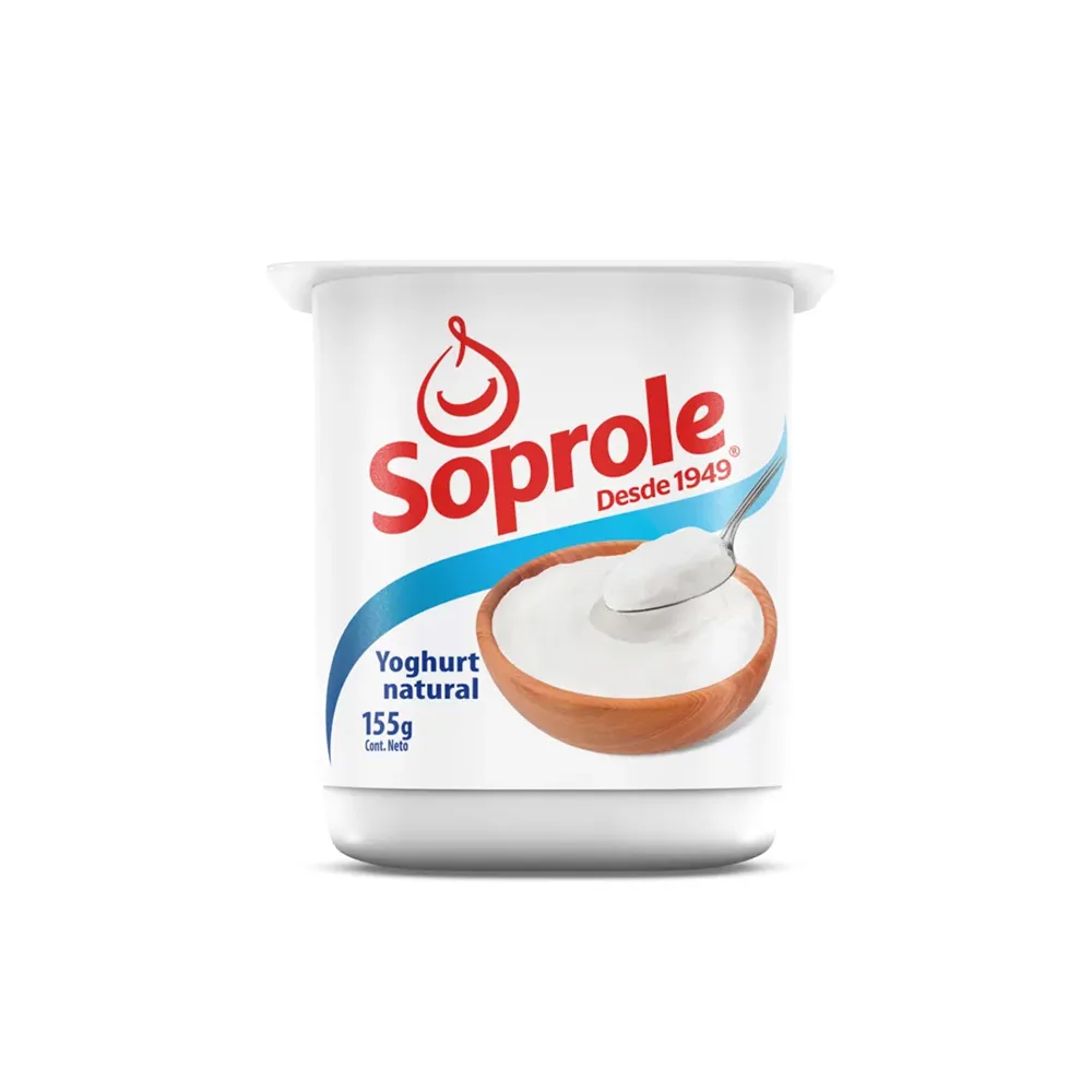 [519] Yogur Aflanado Natural Soprole 155 Gr