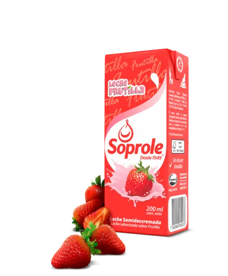 [688] Leche Frutilla 200 Soprole