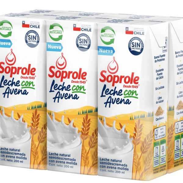 Leche Con Avena Soprole 200 Cc