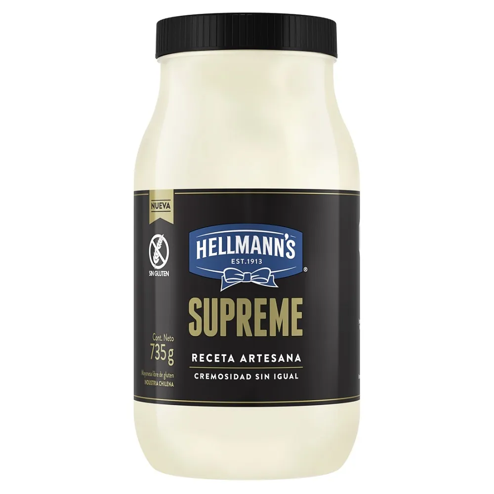 Mayonesa Hellmann´S Supreme Frasco 735 Gr