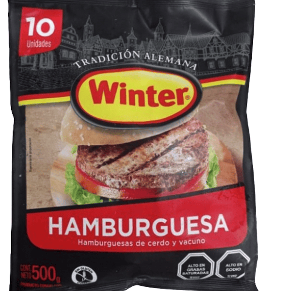 [1936] Bolsa Hamburguesa Winter 10 X 50 Gr