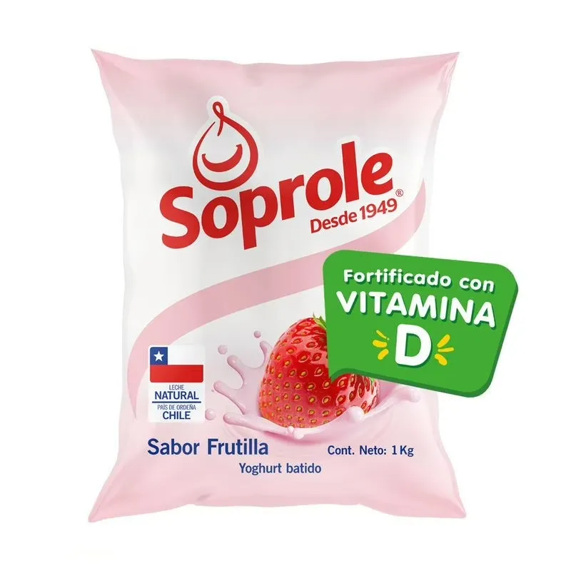 Yogurt Bolsa Soprole 1 Kg