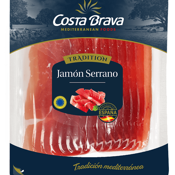 Jamón Serrano Laminado Costa Brava 500 Gr (Laminado Granel)