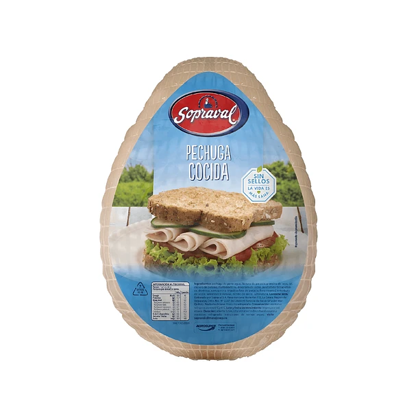 Pechuga Pavo Sopraval Cocida (Laminado Granel)