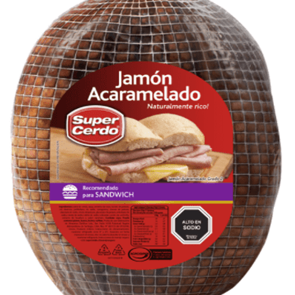 Jamón Acaramelado Super Cerdo (Laminado Granel)