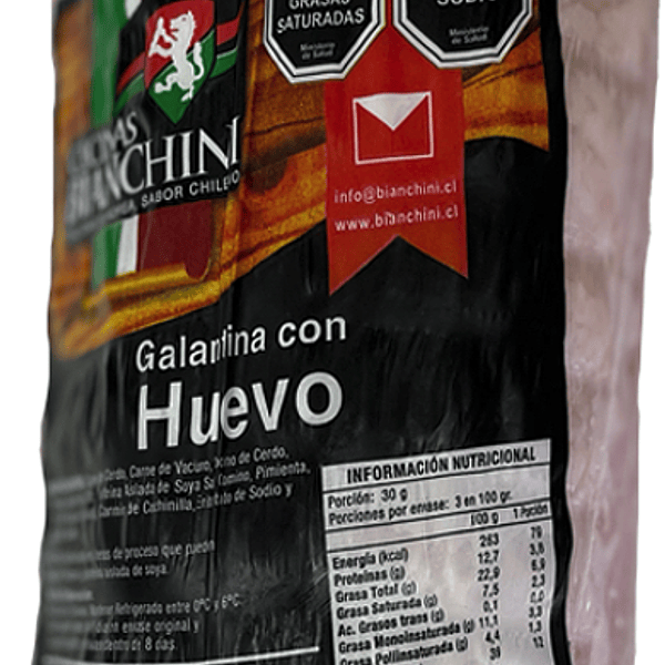 Galantina Con Huevo Bianchini (Trozo Granel)