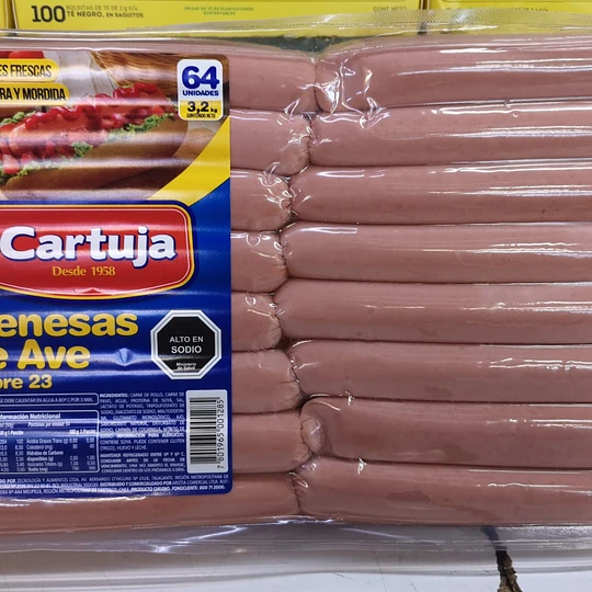 [1487] Vienesas Cartuja 64 U 3,2 Kg