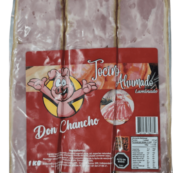 Tocino Ahumado Lam. D Chancho (Trozo Granel)