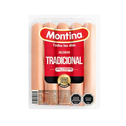 [1944] Salchicha Tradicional 250 Grs Montina