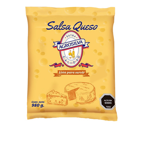 Salsa Queso Agrosilva 980 Gr